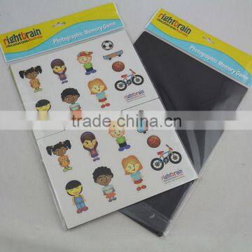 Souvenir gift cartoon cute fridge magnetic puzzles, magnetic puzzle sheet