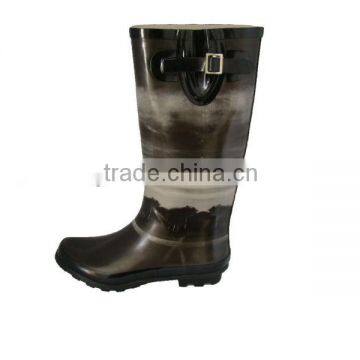 New design women fashion rubber boots gum boots