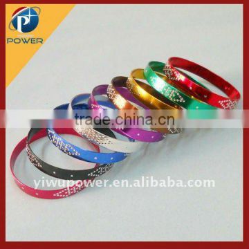 Multicolor anodized bangle