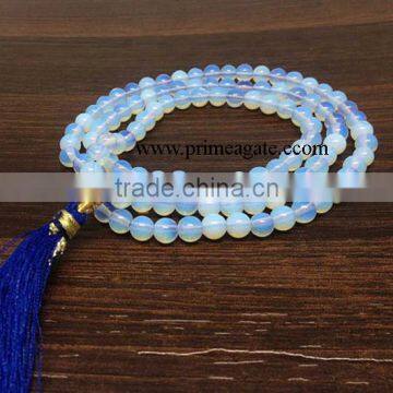 Wholesale Mala: Natural Opalite 6mm Jap mala, mala beads necklace, rosary, wholesale lot