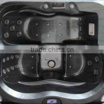 Free Standing Acrylic Outdoor Soaking Hot Spa Bathtub With Led Bubble photo-2