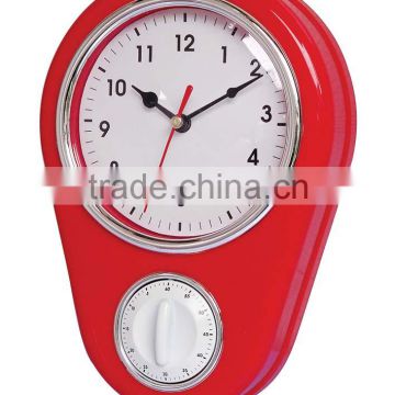 Timer kitchen wall clock