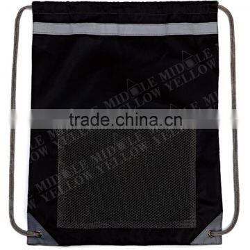 2016 Factory Wholesale Cheap Promotional Nylon Sport Mesh Drawstring Backpack Bag photo-6