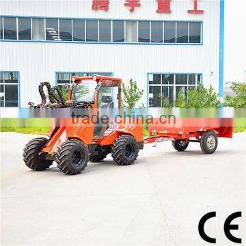 Trailer loader DY1150 powerful diesel engine loader price low for sale