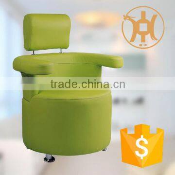 HC-E008 soft cover leisure sofa chair relax chair with ottoman