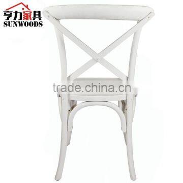 Popular wooden dining x back wedding stage chair