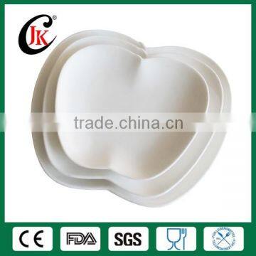 Wholesale apple shaped ceramic dinner plate set