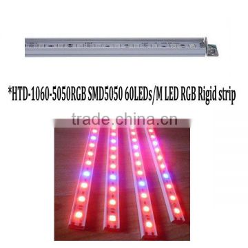 5050RGB hard rigid light led bar DC12V 60 Leds/pc Aluminum 5050 hard led