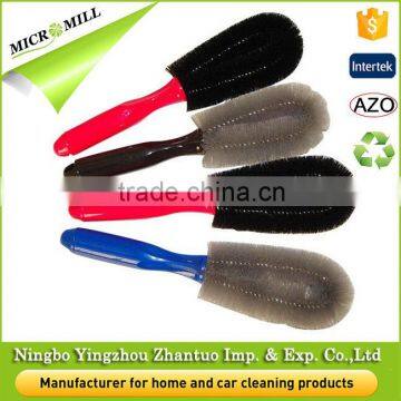 Auto wheel brush for washing trucks, car tire cleaning brush