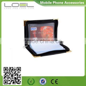 leather credit card holder