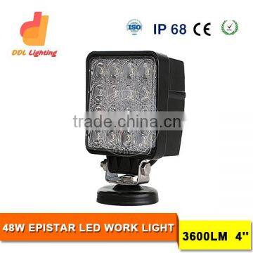 Hot sale 48w offroad led work light for car led 12v car work light for trucks