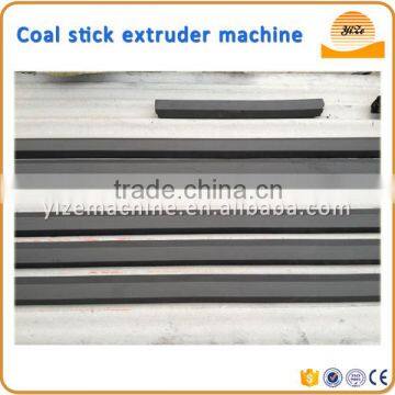 Solid and hollow coal powder briquette extruder / coal strip extruding machine