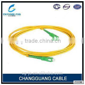 Low insertion loss single or multi mode outdoor fiber patch cord price list