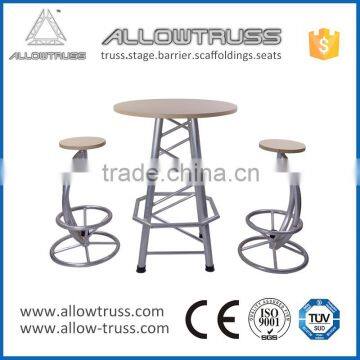 New design aluminium bar table/bar stool with favorable price