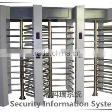 ESD test factory access control full height turnstile with good price