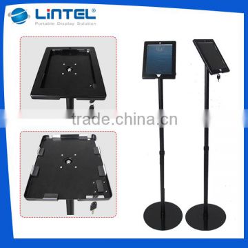 2016 modern 360 degree rotated telescopic lockable ipad stand,ipad floor stand