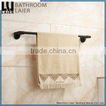 Customized Western Unique Design Zinc Alloy ORB Bathroom Sanitary Items Wall Mounted Single Towel Bar