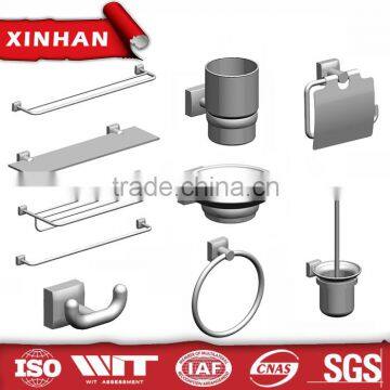 towel ring soap dish toilet brush holder zinc alloy bath accessory set