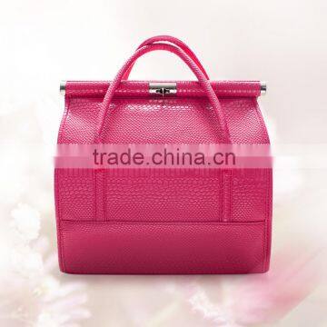 Soft Cosmetic Case - Soft Cometic Bag- Leather Beauty Cosmetic Makeup Vanity Case photo-3