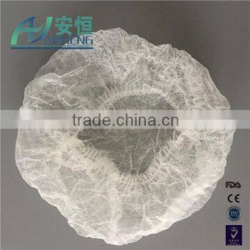 disposable nonwoven hair nets single / double elastic