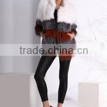 new arrival European style fox fur coat for women FC06