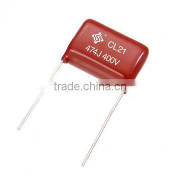 Metalised Polyester Film Capacitor CL21 474J 400V 470000pf +/-5% 400V Fan Capacitor photo-2