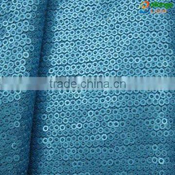 2015 new product colorful net embroidery matte two color sequin fabric