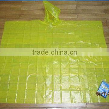 Plain Color PE Poncho For Promotion