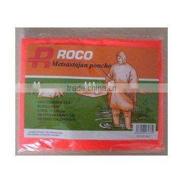 pvc 0.10mm poncho , pvc rainproof poncho