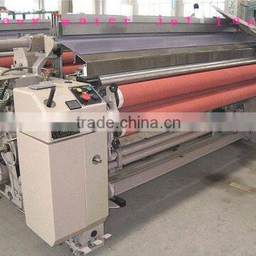 190Single pump 2-nozzle Plain shedding water jet loom with Electronic weft feeder for sale