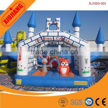 Kids Park Octopus Giant Inflatable Bouncy Castle With Water Slide