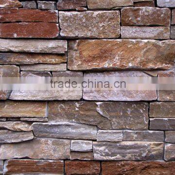 Popular Color Exterior Natural Stone Effect Wall Cladding