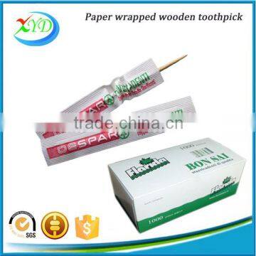 High Quality and Lowest Price 4 Sides Sealed Paper Wrapped Tooth Pick