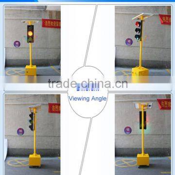 Trolly Red Green Yellow LED Signal Light 300mm Solar Powered Traffic Light photo-3
