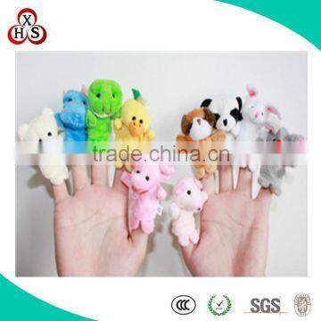 Cute Soft Stuffed Funny Factory Price plush finger puppets and story