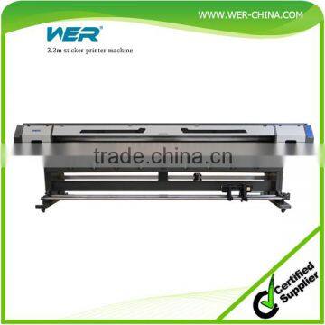 Hot selling WER-ES3202 3.2m dx7 large format eco-solvent printer