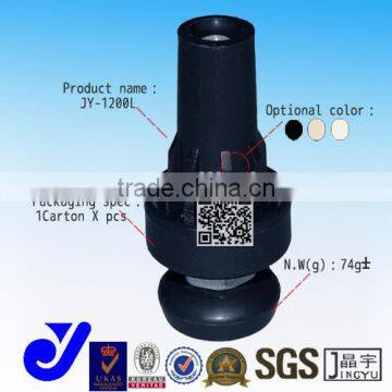 JY-1200L|Rubber-covered foot cup|Leveling black stand cup|Shockproof plastic hardware fitting