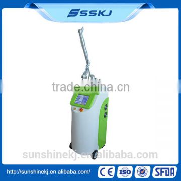 30W RF tube new fractional co2 laser with vaginal Treatment handle