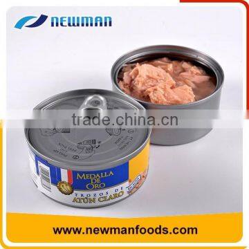 Canned Skipjack Tuna Chunk in Sunflower Oil China Canned Tuna Fish 185g x 48 photo-3