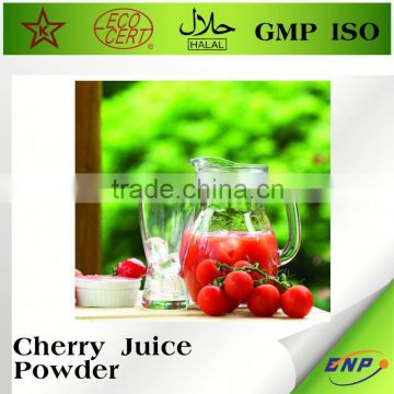 GMP Natural High Quality fruit Juice Powder Cherry Powder