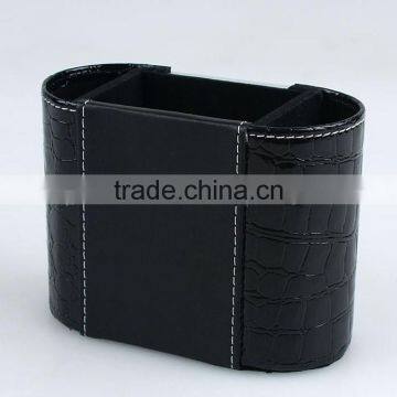 2013 Hot Sale Foldalbe Rectangular Leather Paper Storage Box photo-3