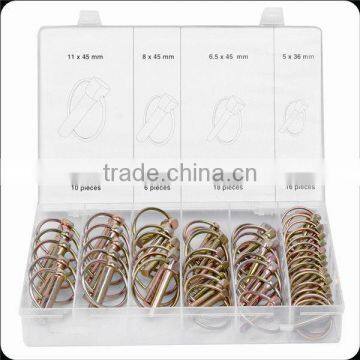 Hardware 50pc Lynch Pin Assortment/Set/Kit