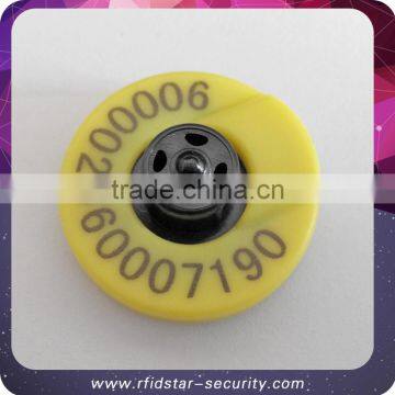 New Yellow Round Sheep Goat Hog Beef Cow Animal Ear Tag Lable With Number photo-4