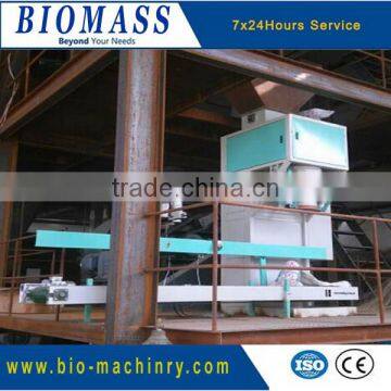 Plastic bags wood pellet 15-50kg/bag packing machine