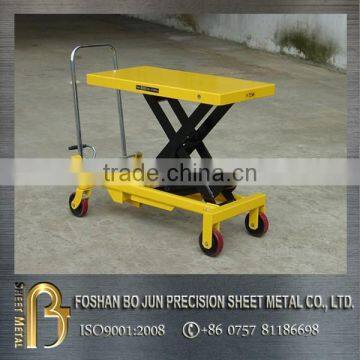 Mobile lifting table trolley fabrication