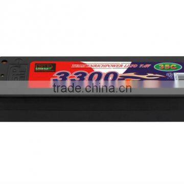 3300mAh 35C 7.4v Hardcase Lipo Battery