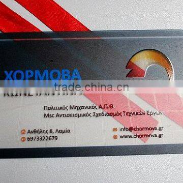 Full Color Printed Clear Business Card/name Card photo-3