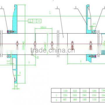 High Quality Weaving Loom Beam for Looms With Projectile