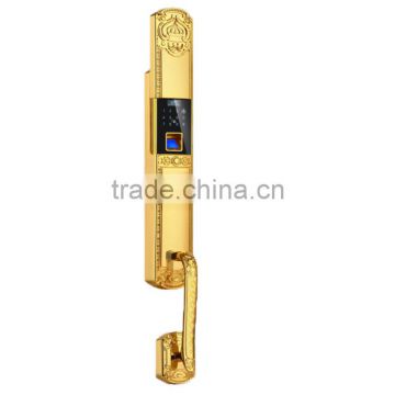 Seatrend Fingerprint passwords credit card the spare key to unlock Zinc Alloy Red bronze High-end villa smart door Lock