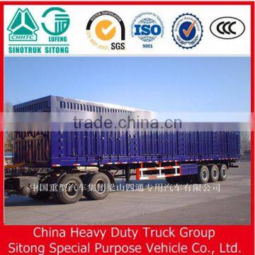 50t Truck Trailer 3 Axle Box Trailer Van Cargo Semi Trailer in China for Sale